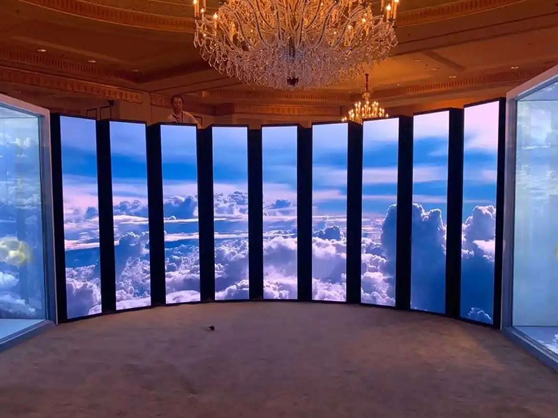 Super big SEG fabric LED light frame Wallis Custom