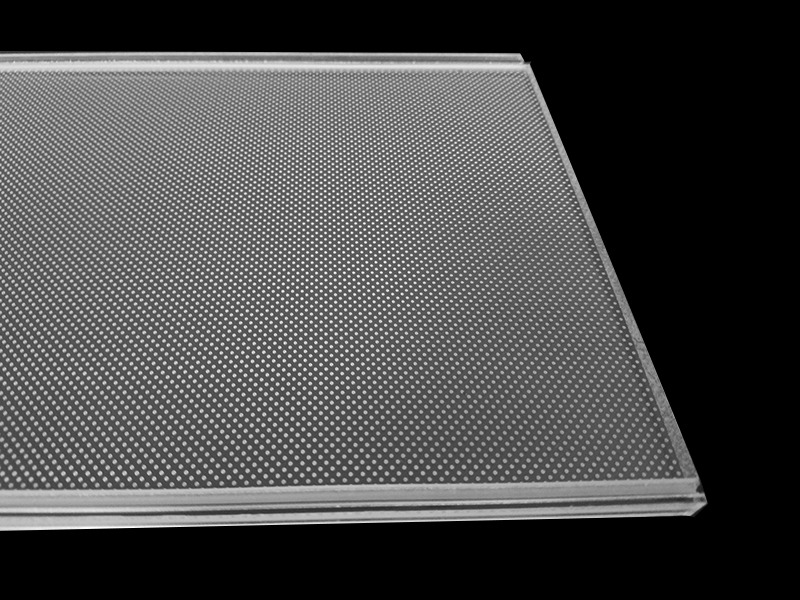 PMMA LGP acrylic light guide plate with laser dots for light box | Wallis Custom