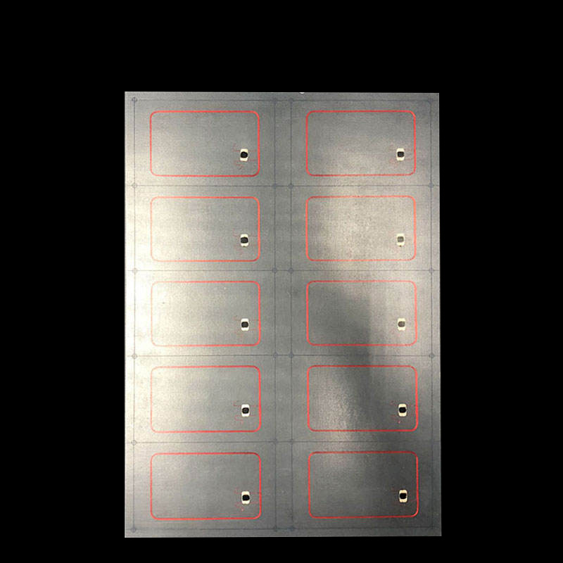 Transparent PVC RFID Inlay Prelam Sheet 