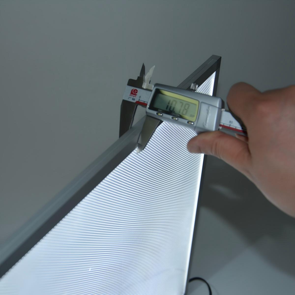 Aluminum frame led backlight panel custom sizes in high luminous| Wallis Custom