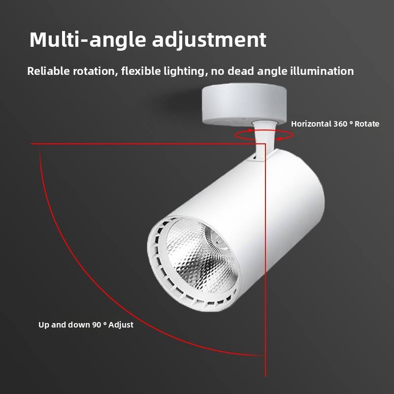 3CCT Led track light with 110V-240V for project lighting in show room with wide beam angle Wallis custom 