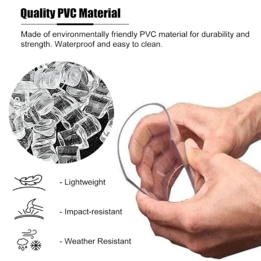 transparent PVC poker playing cards
