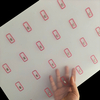 Customized Layout LF / HF / UHF Transparent PVC RFID Inlay Prelam Sheet